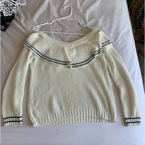 BB Dakota off the shoulder sweater -- SMALL